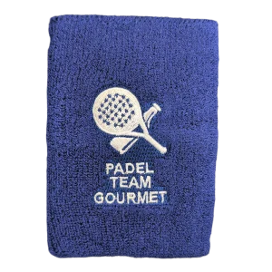 Polsino lungo Padel Team Gourmet Blu marino