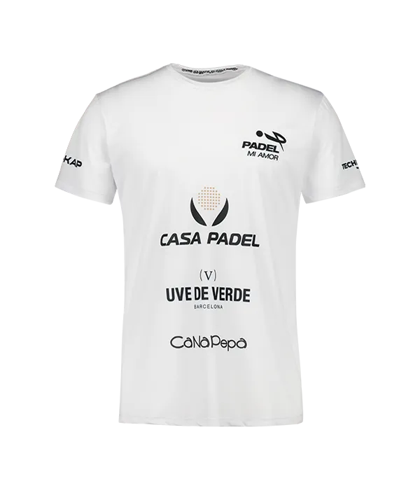 Maglietta Teo Zapata Padel Mi Amor Bianco 2025