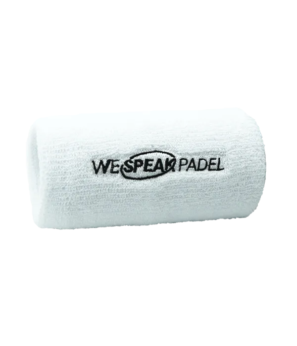 Polsino lungo We Speak Padel Bianco